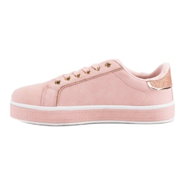 Comfortable Sports Shoes yellow pink 2