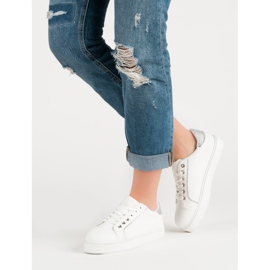 Comfortable Sports Shoes white grey 1