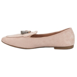 Small Swan Glitter loafers pink 1