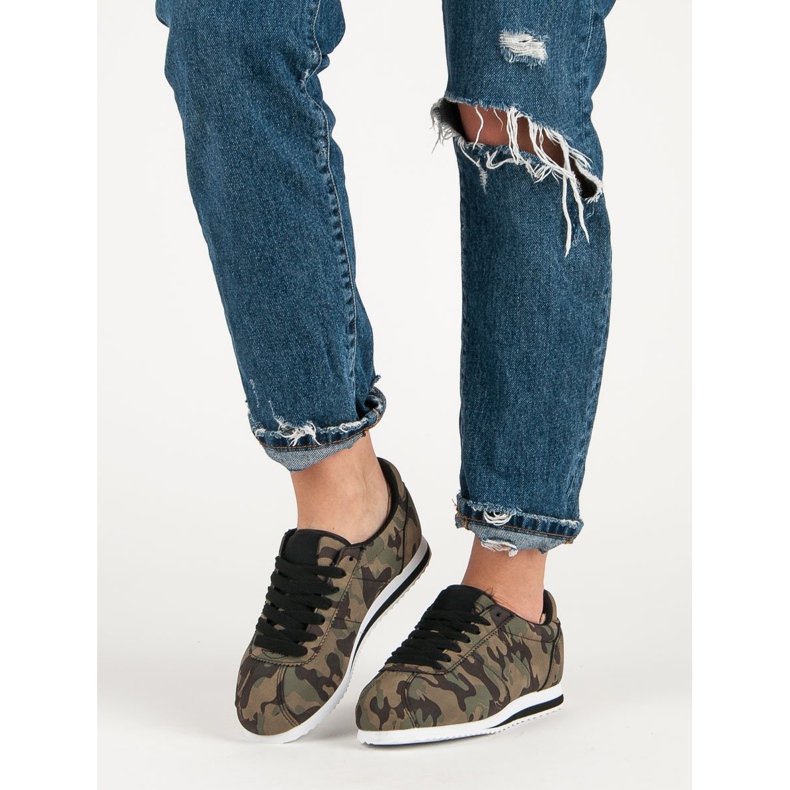 Moro sneakers brown green 1