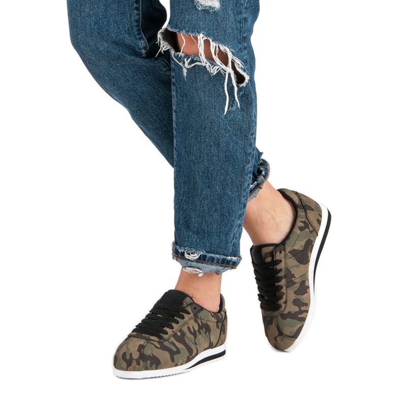 Moro sneakers brown green 2