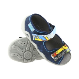 Befado slippers sandals children's shoes 250P077 navy blue 3