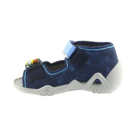 Befado slippers sandals children's shoes 250P077 navy blue 2