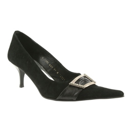 BM Leather pumps black 1 BM Leather pumps black 1