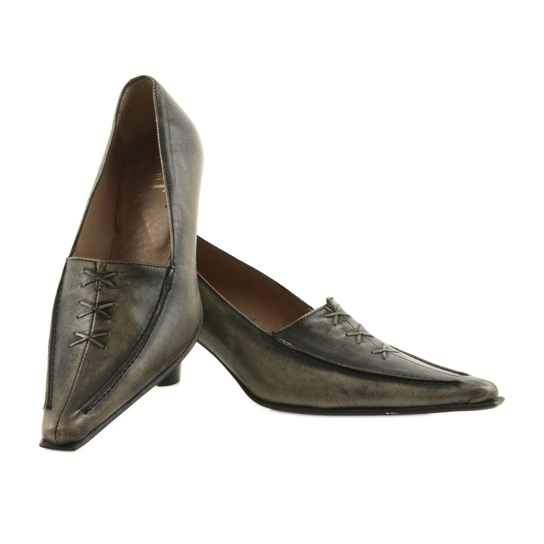 Leather pumps Eksbut 559 grey 2 Leather pumps Eksbut 559 grey 2