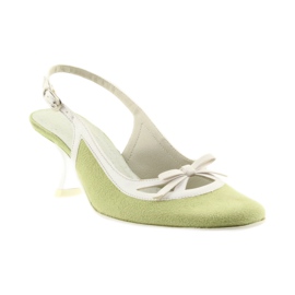 Ajaks B-5 women's sandals green 1