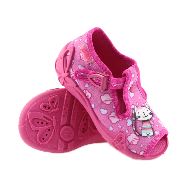 Befado slippers children's shoes 213P108 blue pink 3