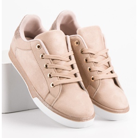 Anesia Paris Powder Sneakers With Glitter pink 2
