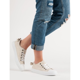 Beige Low Sneakers 2