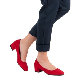Queentina Flat Heel Pumps red 1
