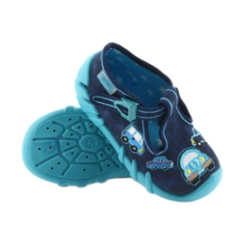Befado slippers children's shoes 110P342 blue navy blue 4