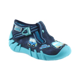 Befado slippers children's shoes 110P342 blue navy blue 1