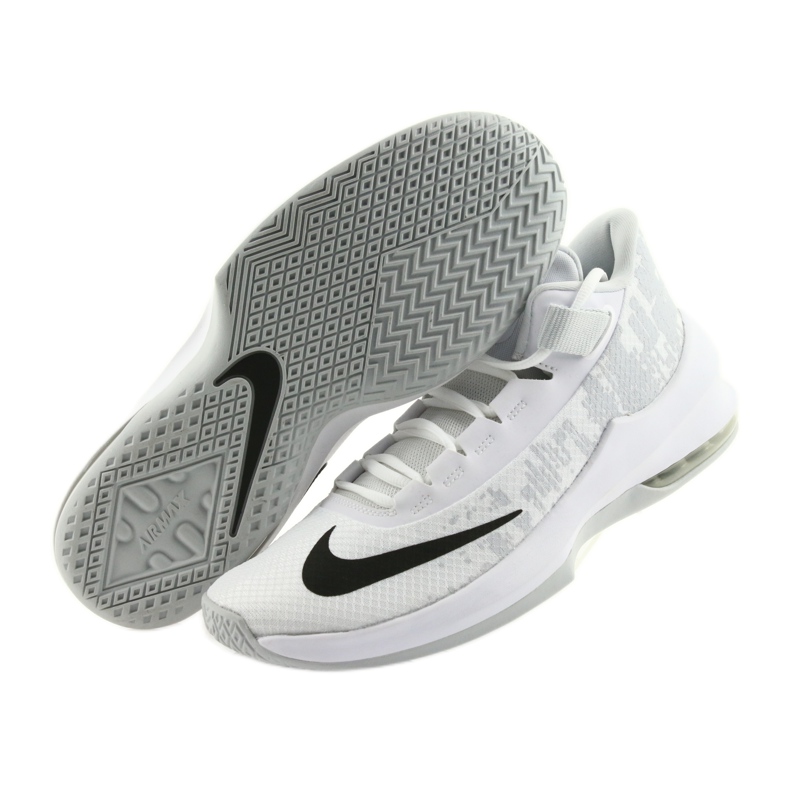 Nike Air Max Infuriate 2 basketball shoe white white 3 Nike Air Max Infuriate 2 basketball shoe white white 3