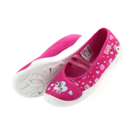 Befado children's shoes ballerinas slippers 116X237 pink 4 Befado children's shoes ballerinas slippers 116X237 pink 4