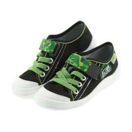 Befado children's shoes slippers sneakers 251y102 black green 3 Befado children's shoes slippers sneakers 251y102 black green 3