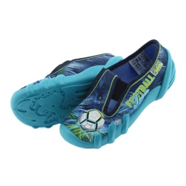 Befado children's shoes slippers 290X180 blue green navy blue 4