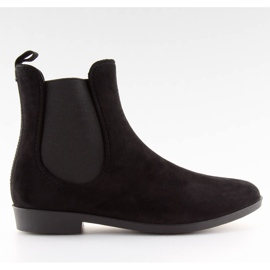Black Wellies for women black Jodhpur boots D61 Black II-GAT 1