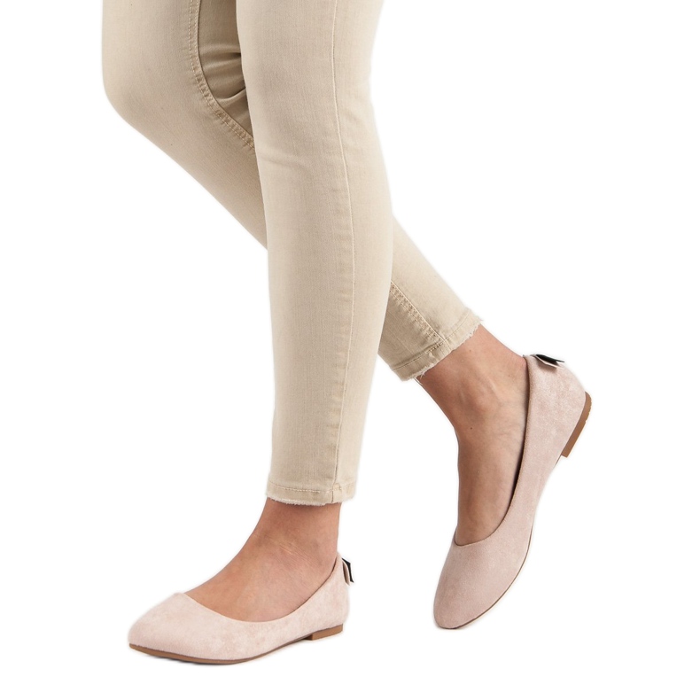 Comfortable Vinceza ballerinas pink 2