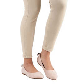 Comfortable Vinceza ballerinas pink 1