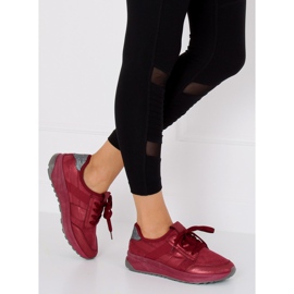 X-9733 Wine Red claret sports shoes 2