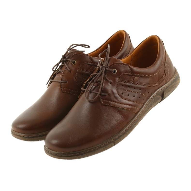 Riko low-cut men's shoes 870 brown 3