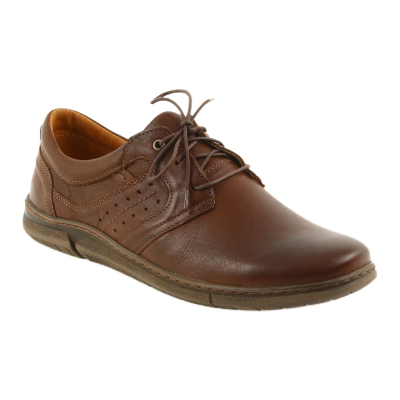 Riko low-cut men's shoes 870 brown 1