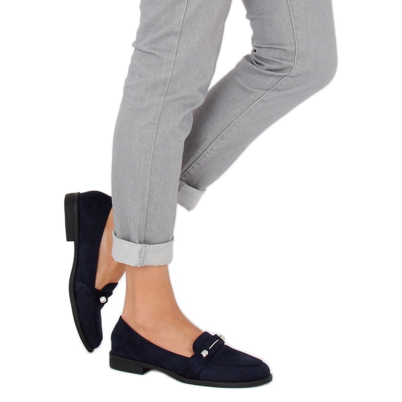 Women's loafers navy blue 3117 Blue 1