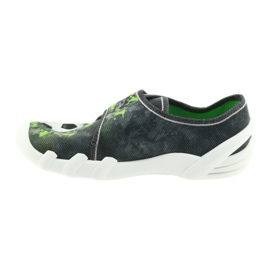 Befado children's shoes slippers sneakers 273y231 grey green 2