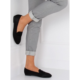 Black women's loafers 3109 Black 2