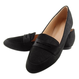 Black women's loafers 3109 Black 1