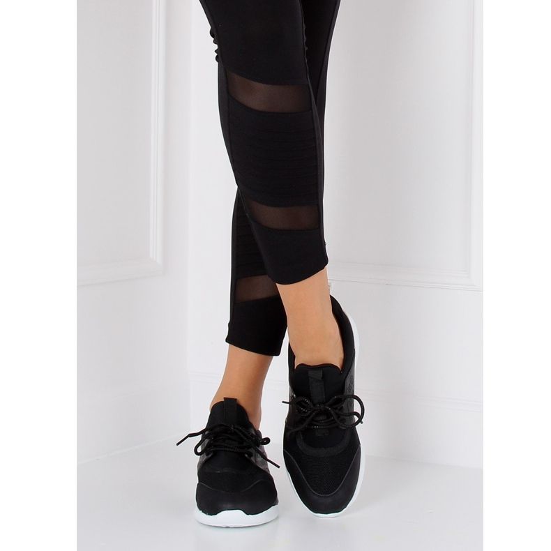 BY-069 Black ultra light black sports shoes 2