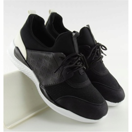 BY-069 Black ultra light black sports shoes 1