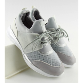Ultra light gray sports shoes BY-069 Gray grey 1
