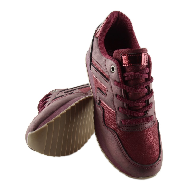 KB-091 Wine Red claret sports shoes 1