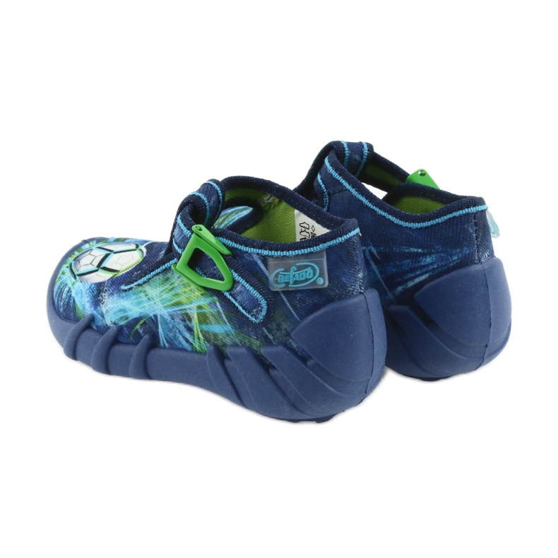 Befado children's shoes 110P339 slippers blue green navy blue 4 Befado children's shoes 110P339 slippers blue green navy blue 4