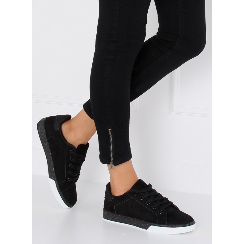 Black women's sneakers K-307 Black 1 Black women's sneakers K-307 Black 1