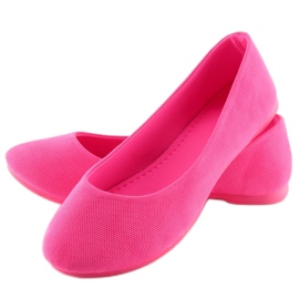 Pink women's ballerinas JX1018 Fuchsia 2