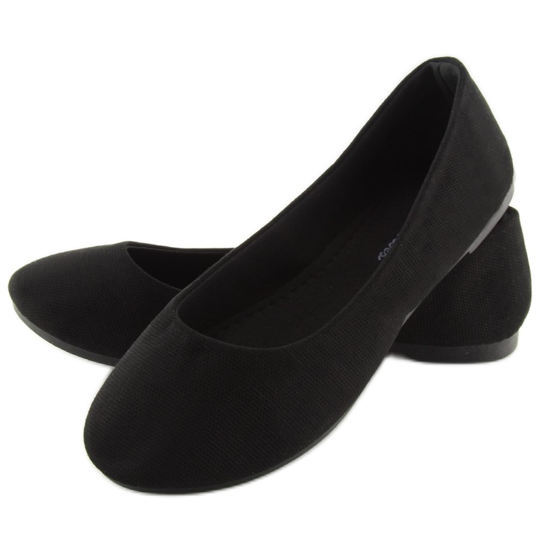 Black women's ballerinas JX1018 Black 2 Black women's ballerinas JX1018 Black 2