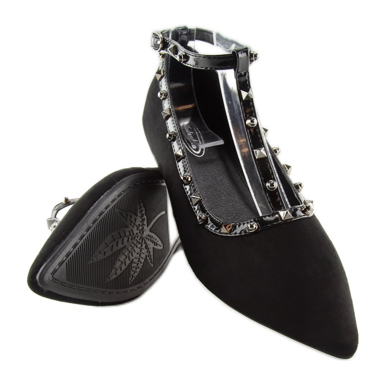 Black ballerinas 127-13 Black 1