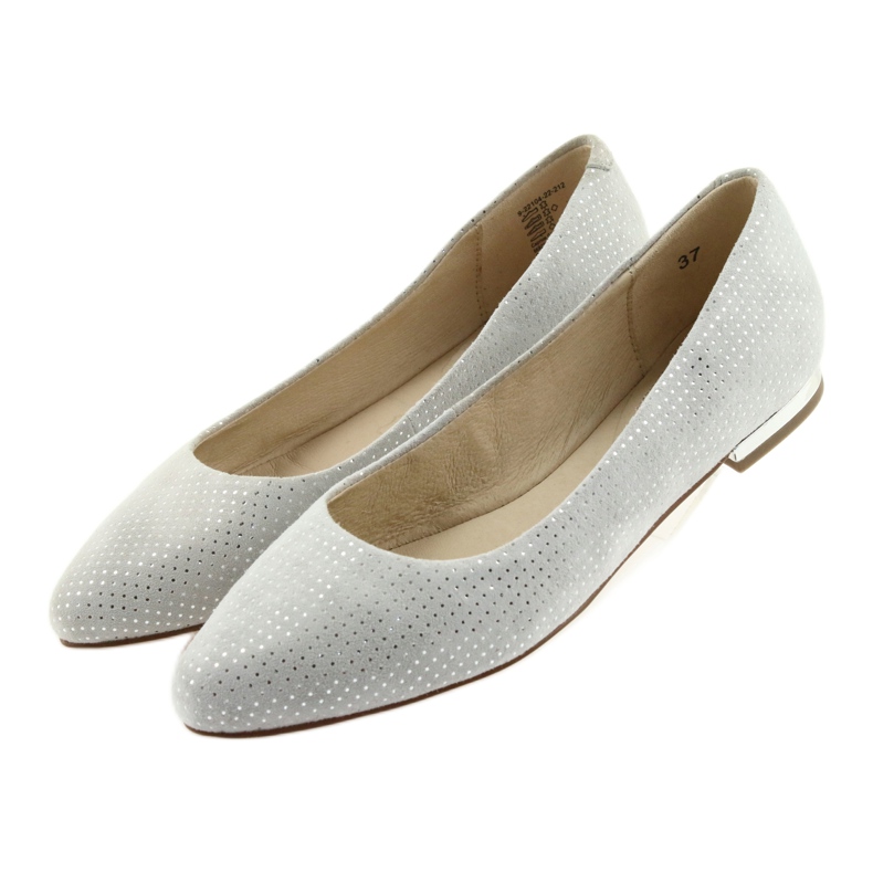 Caprice ballerinas shoes for women 22104 grey 3 Caprice ballerinas shoes for women 22104 grey 3