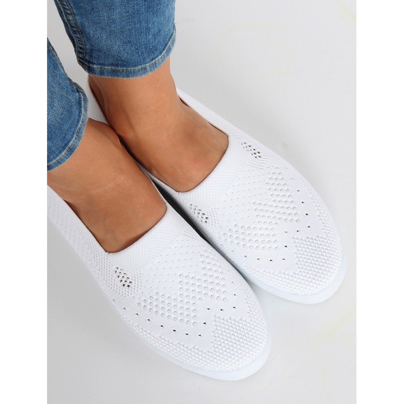 White openwork sneakers JX63P White 1
