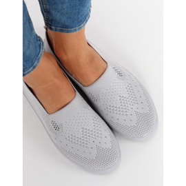 Gray openwork sneakers JX63P Gray grey 1