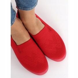 Red openwork sneakers JX63P Red 1