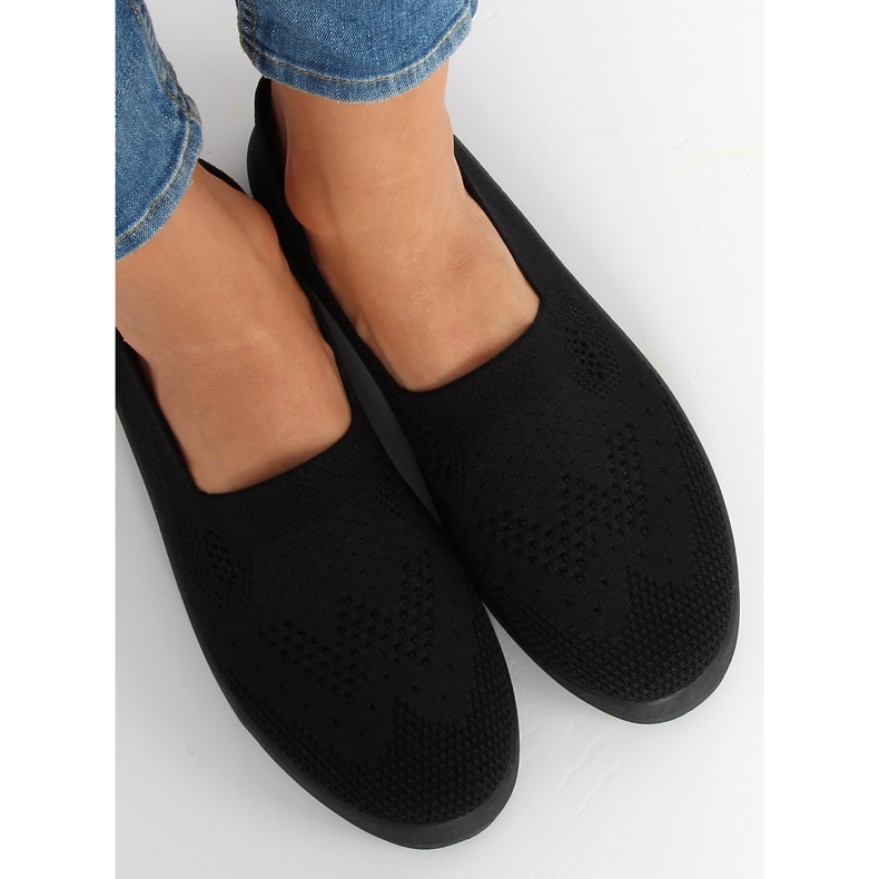 Black openwork sneakers JX63P Black 1