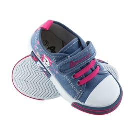 American Club blue children's sneakers with Velcro 28/19 pink 2 American Club blue children's sneakers with Velcro 28/19 pink 2