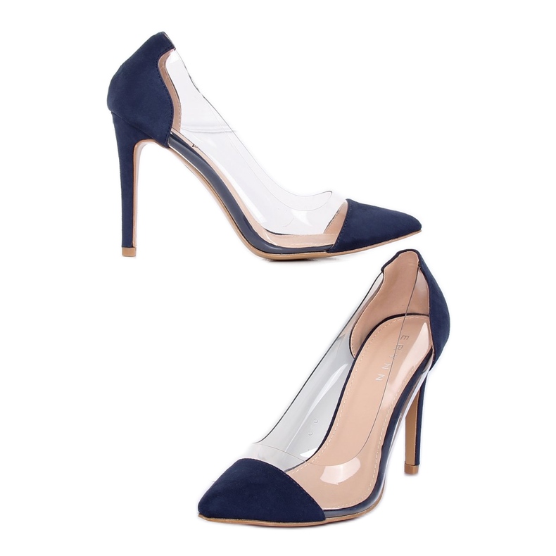 Navy blue transparent pins 9003-56 Navy 1 Navy blue transparent pins 9003-56 Navy 1