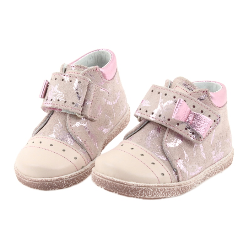 Velcro booties children's shoes Ren But 1535 pink flamingos 4