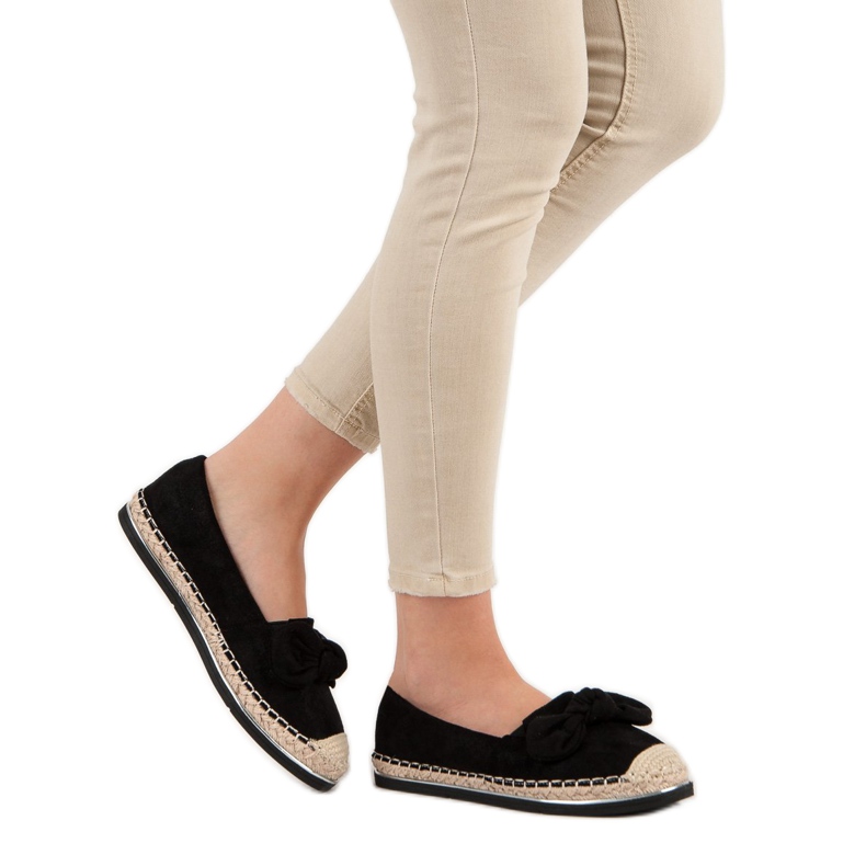 Comer Espadrilles With Bow black 2