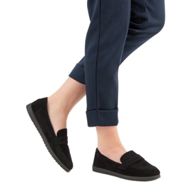 Comer Suede loafers black 2