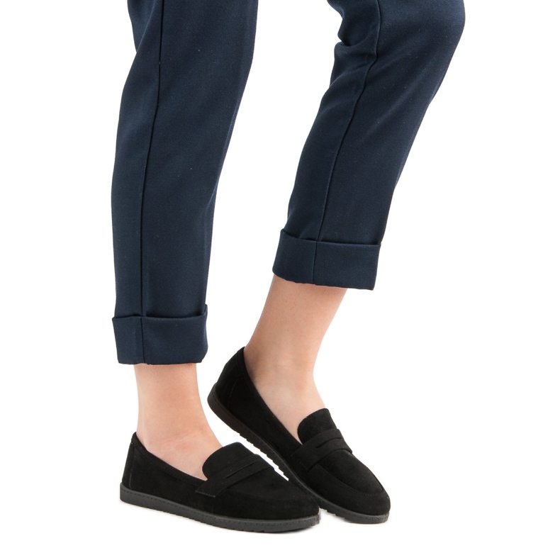 Comer Suede loafers black 1